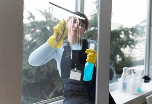Nettoyage de vitres intérieures et extérieures à Saint-Pern